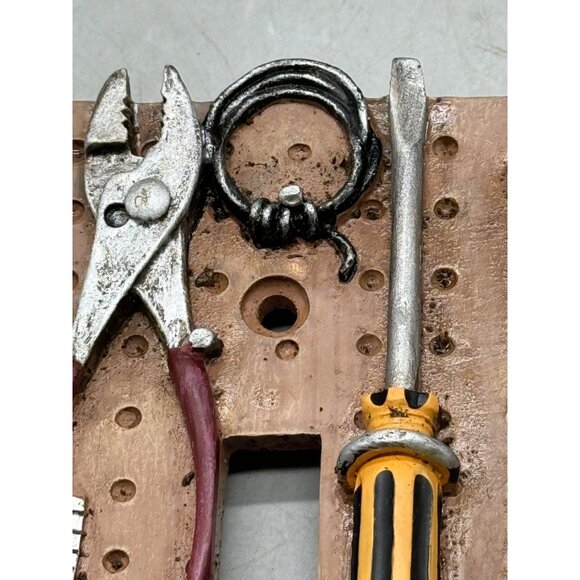 Workshop Tools duel Light Switch Cover Plate brown 4.75x4.75" READ - Picture 2 of 6